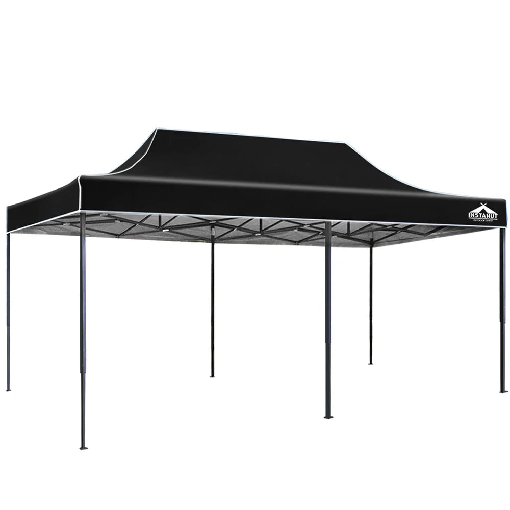 Gazebo Pop Up 3x6m W with Base Marquee Folding Outdoor Wedding