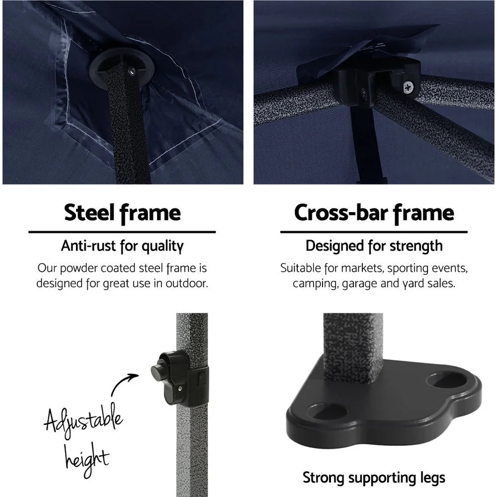 Gazebo Pop-Up Marquee 3x3 Outdoor Wedding Base Pod Kit