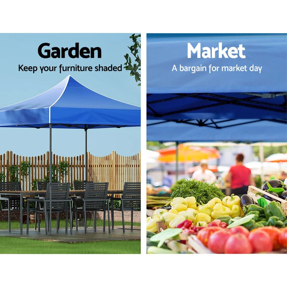 Gazebo Pop Up Marquee 3x3M Folding Tent Outdoor Camping