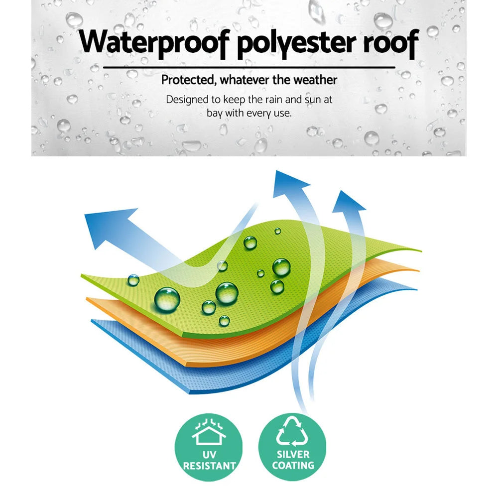 Gazebo Pop-Up Marquee 3x3M Wedding Party Outdoor Camping