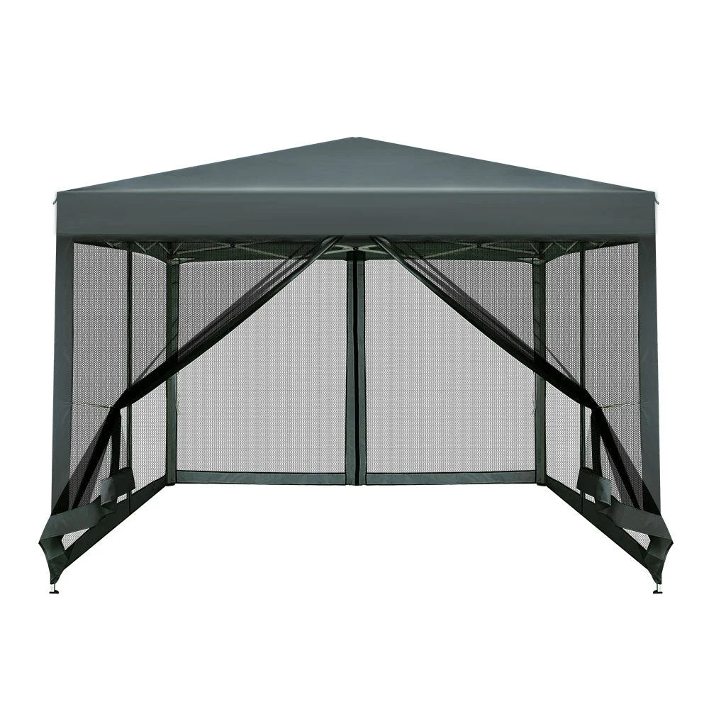 Gazebo Pop-Up Marquee 3x3M Wedding Party Outdoor Camping