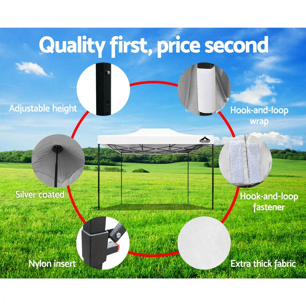 Gazebo Pop Up Marquee 3x4.5M Folding Tent 500D Oxford