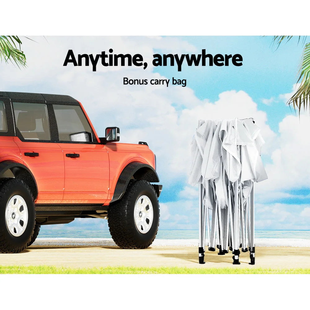 Gazebo Pop-Up Marquee 3x6M Wedding Party Outdoor Camping