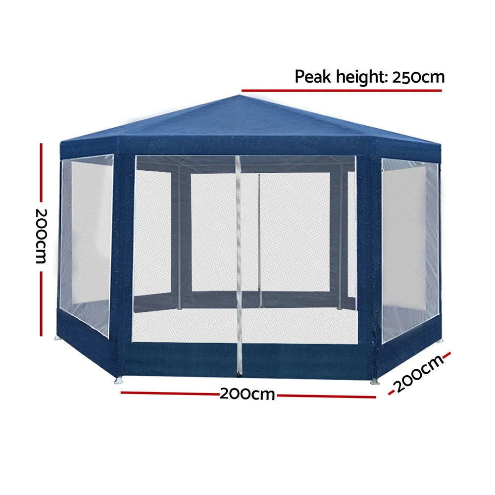 Gazebo Wedding Party Marquee Tent Canopy Outdoor Camping