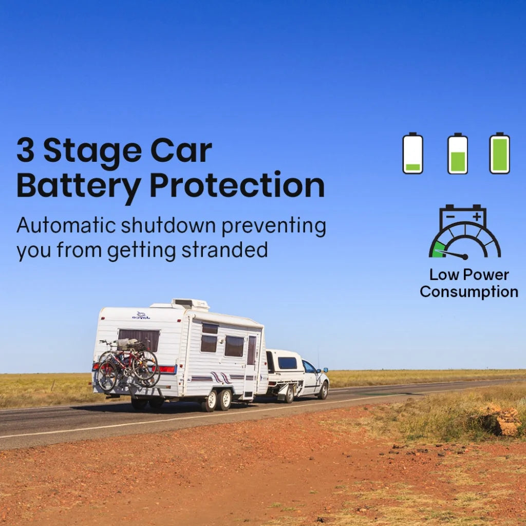 GECKO 125L Portable Upright Fridge 12V/24V for Motorhome