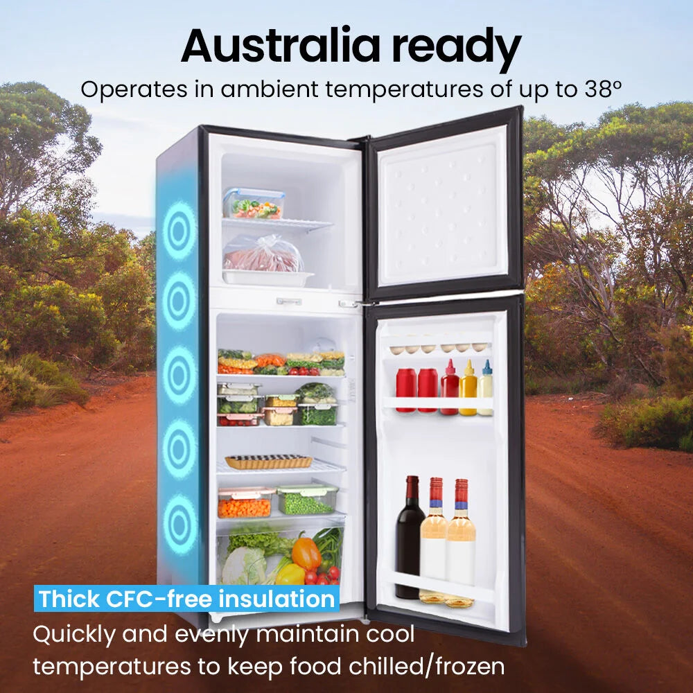 GECKO 142L Upright Portable Fridge / Freezer 12V/24V
