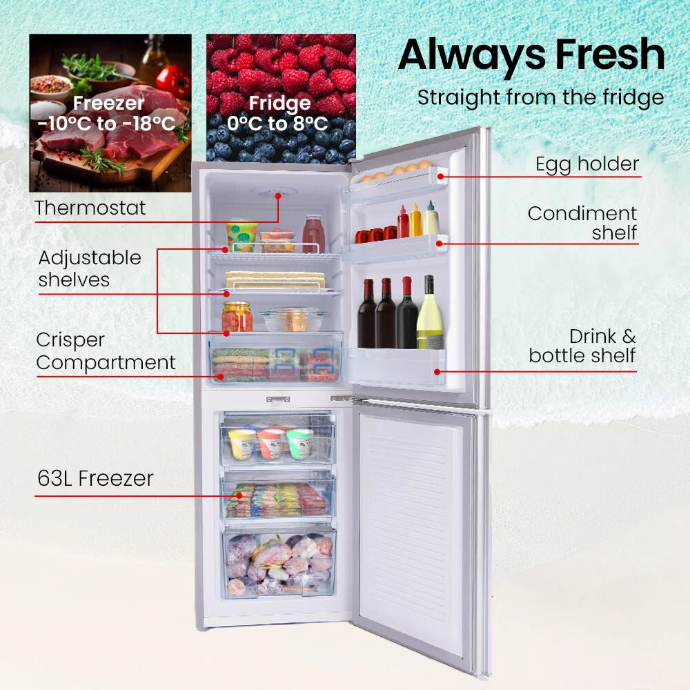 GECKO 160L Upright Portable Fridge / Freezer 12V/24V