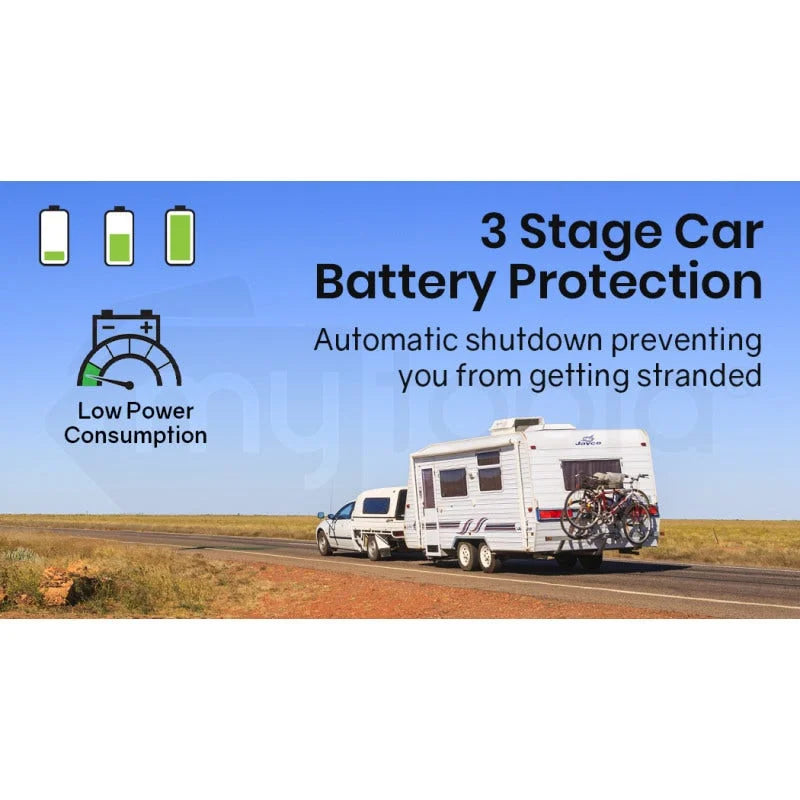 GECKO 57L Portable Camping Bar Fridge with Freezer 12V/24V