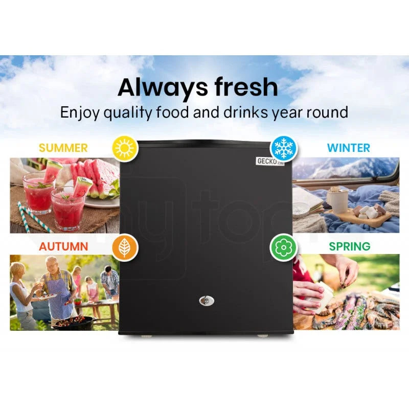 GECKO 57L Portable Camping Bar Fridge with Freezer 12V/24V
