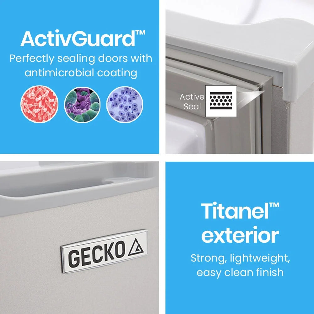 GECKO 70L Portable Bar Fridge and Freezer 12V/24V