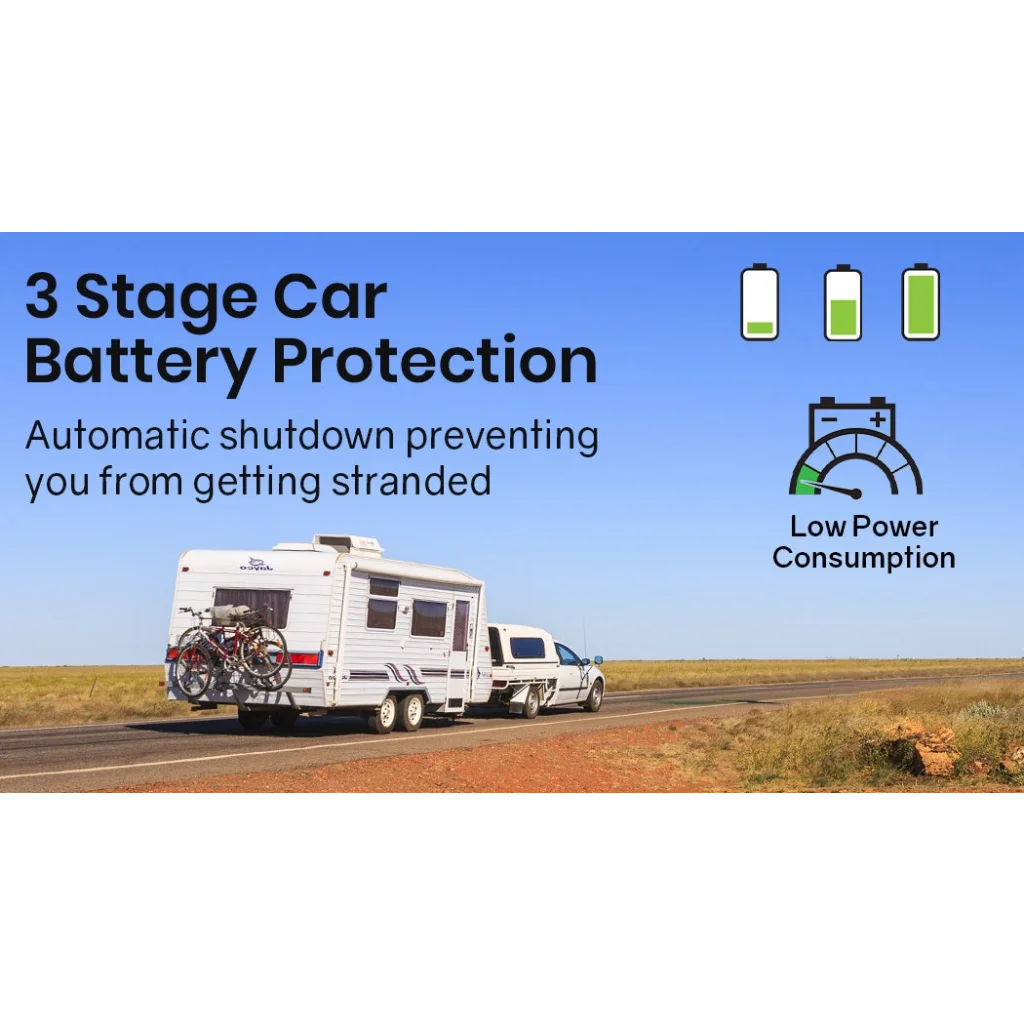 GECKO 95L Portable Upright Fridge 12V/24V for Motorhome