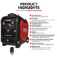 GENPOWER 4.7kW Peak 3.8kW Inverter Generator Push Button &