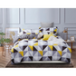 Geometric Duvet Quilt Cover Set King Size - Home & Garden