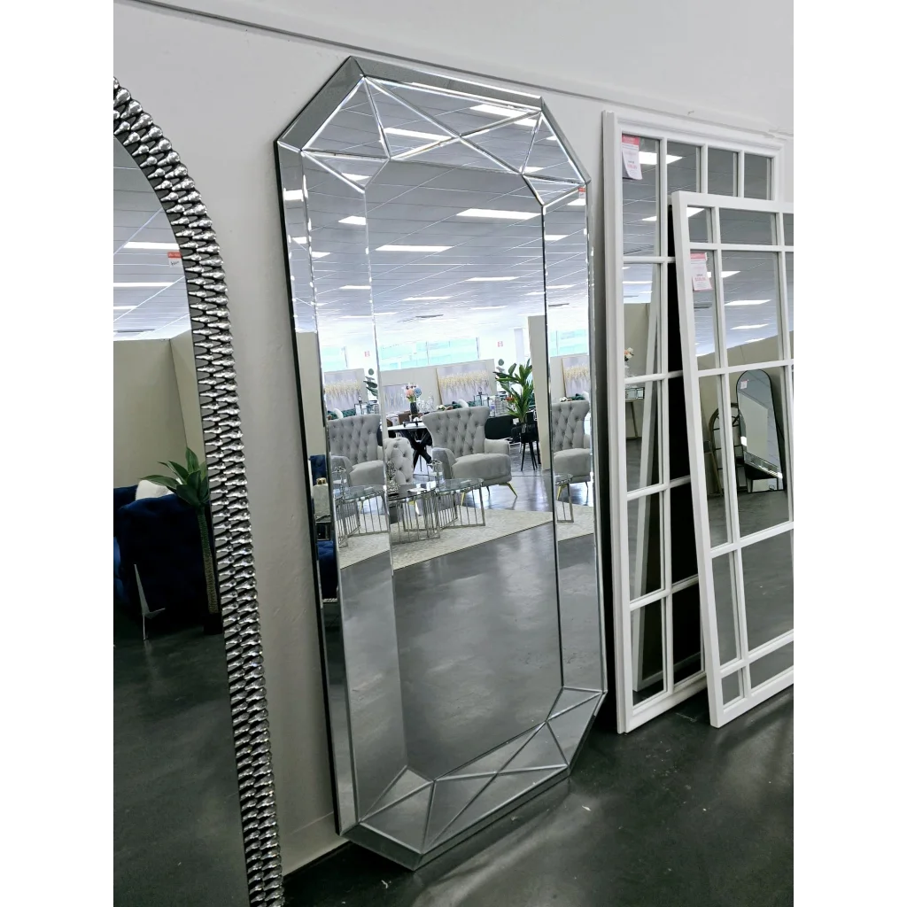Geometric Extra Large Mirror - Home & Garden > Decor >