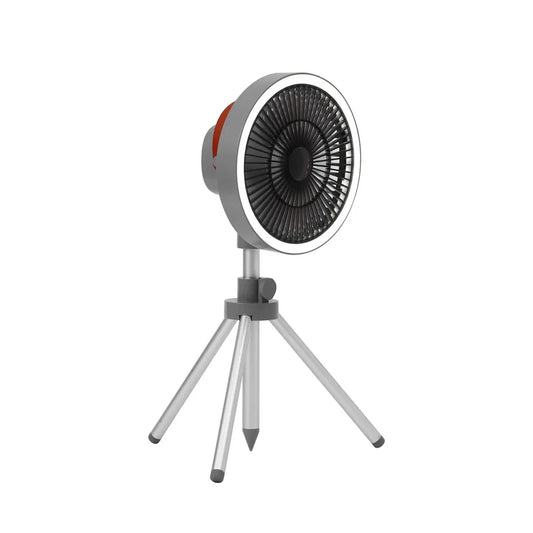 Gery Portable Outdoor Tripod Fan - USB Rechargeable Camping