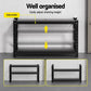 9m garage shelving rack with pallet rack tiers for workshop storage
