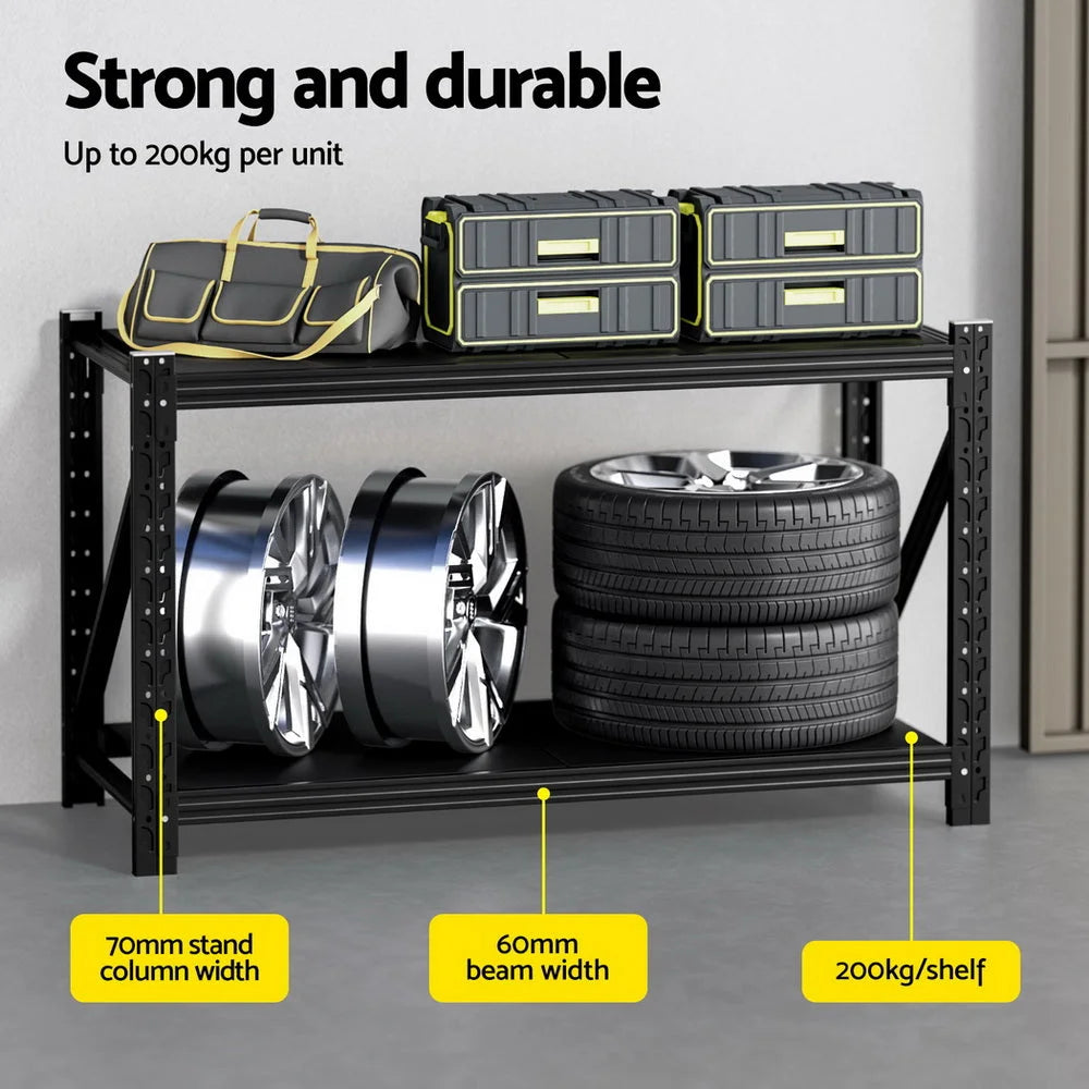 Giantz 1.5Mx0.9M Warehouse Shelving Garage Rack - Tools >
