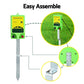 Electric fence energiser with natural finish and practical hardware