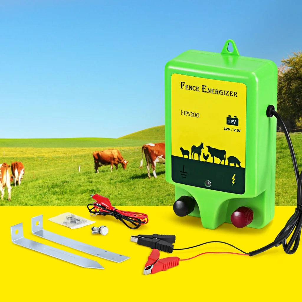 Giantz 18km Electric Fence Energiser 1.56J - Pet Care >