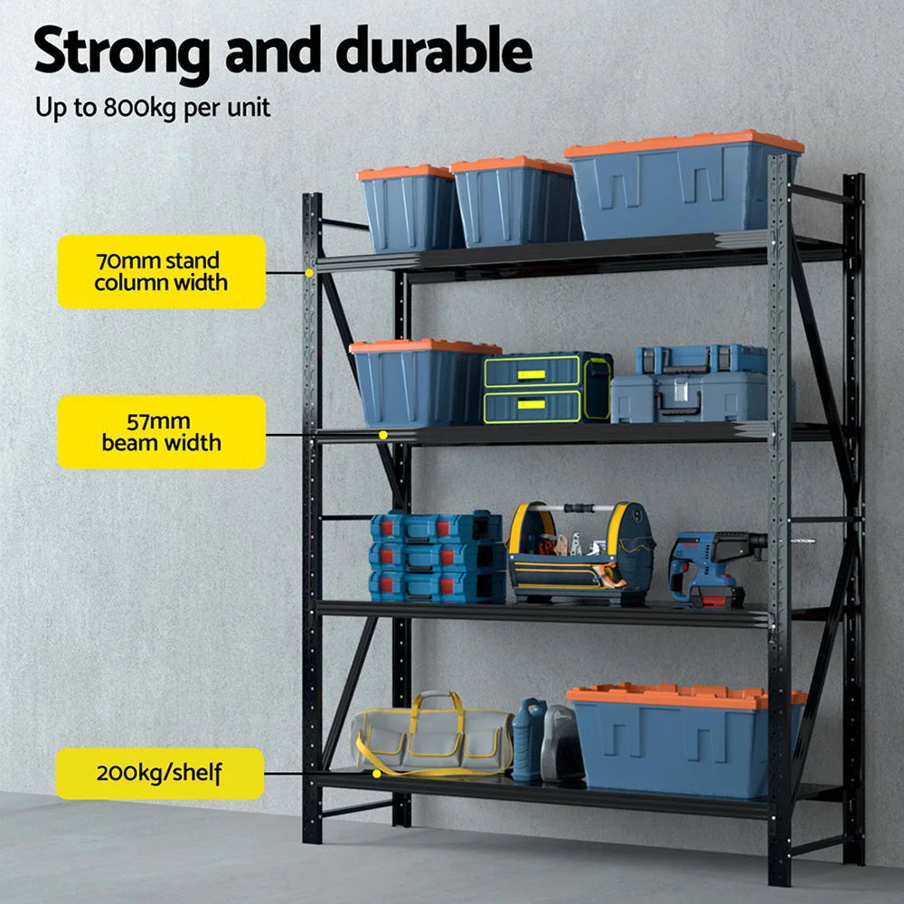 Giantz 2.4Mx2M Warehouse Shelving Garage Rack - Tools >