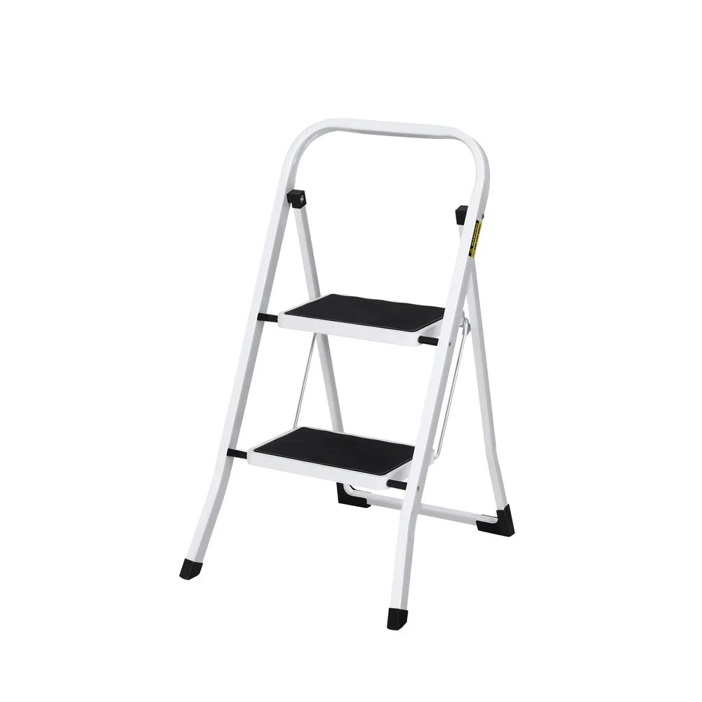 2 Step Ladder Multi Purpose Folding Steel Light Weight