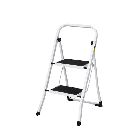 2 Step Ladder Multi Purpose Folding Steel Light Weight