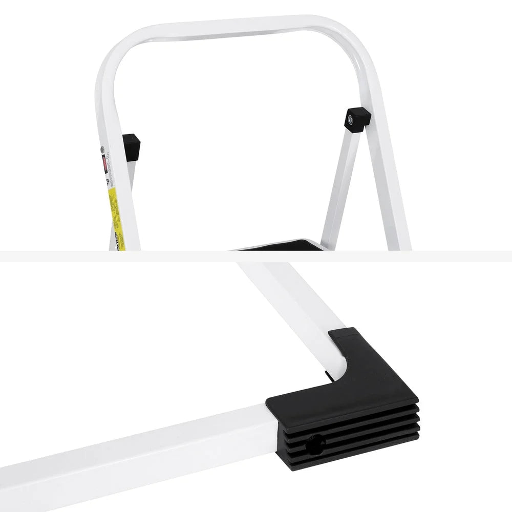 2 Step Ladder Multi Purpose Folding Steel Light