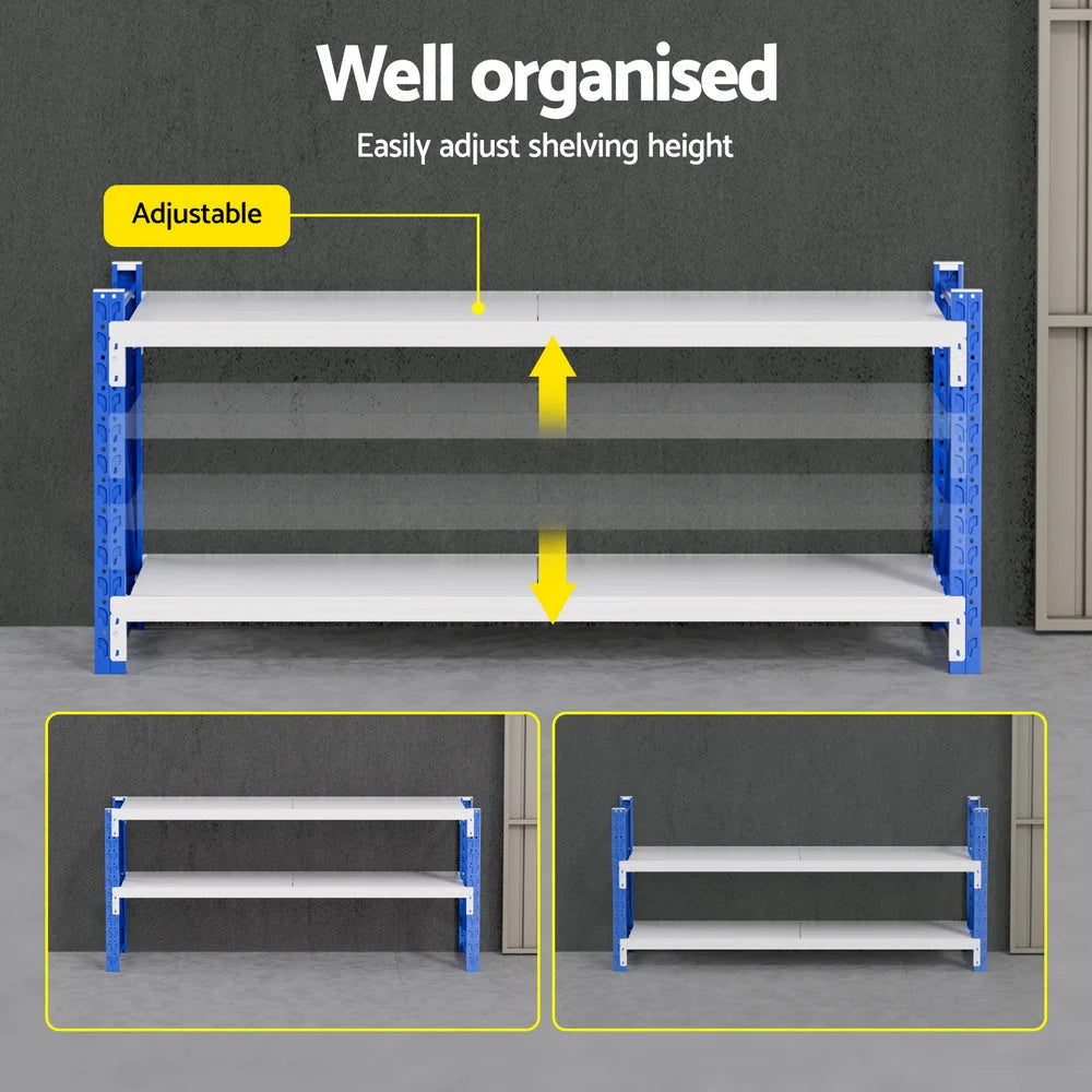 Giantz 2Mx0.9M Warehouse Shelving Garage Rack - Tools >