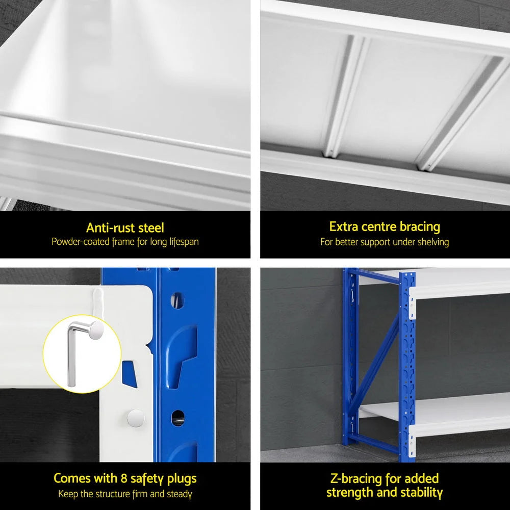 Giantz 2Mx0.9M Warehouse Shelving Garage Rack - Tools >