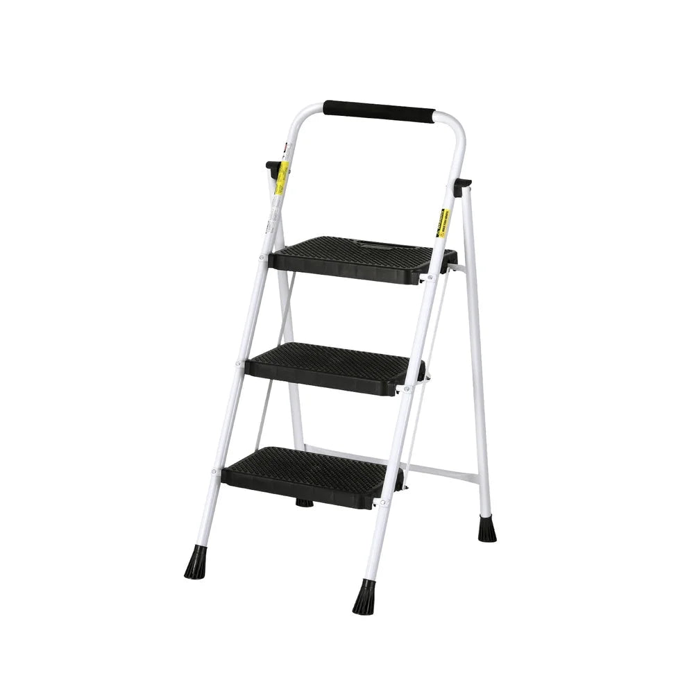 3 Step Ladder Multi Purpose Folding Steel Light
