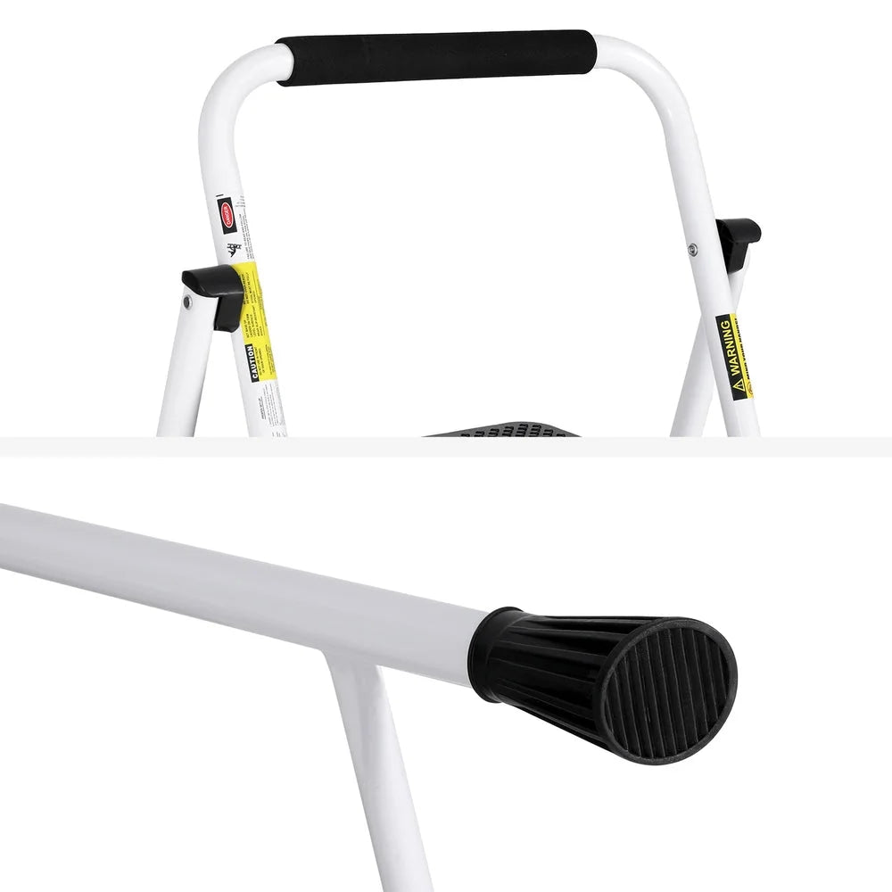 4 Step Ladder Multi Purpose Folding Steel Light Weight