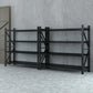 Black storage shelf 4Mx1 8M Garage Shelving Warehouse