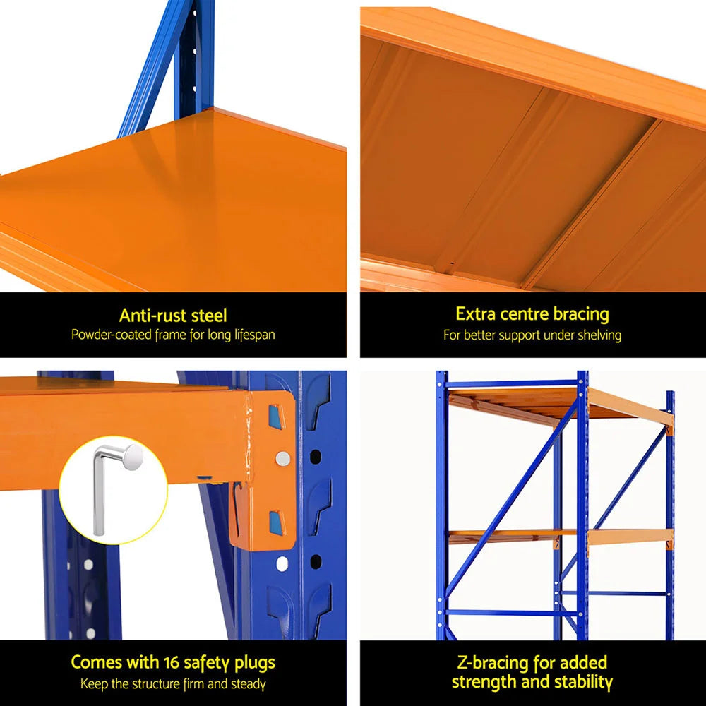 Giantz 4Mx1.8M Warehouse Shelving Garage Rack - Tools >