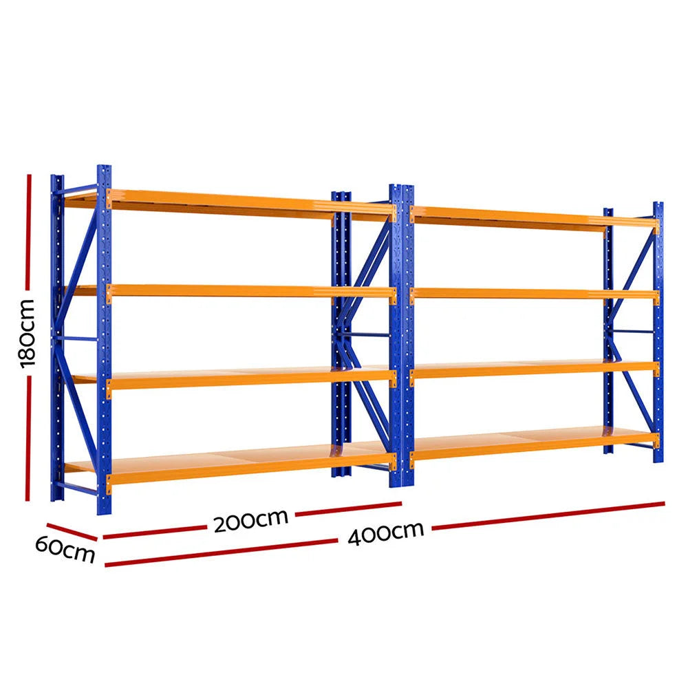 Giantz 4Mx1.8M Warehouse Shelving Garage Rack - Tools >