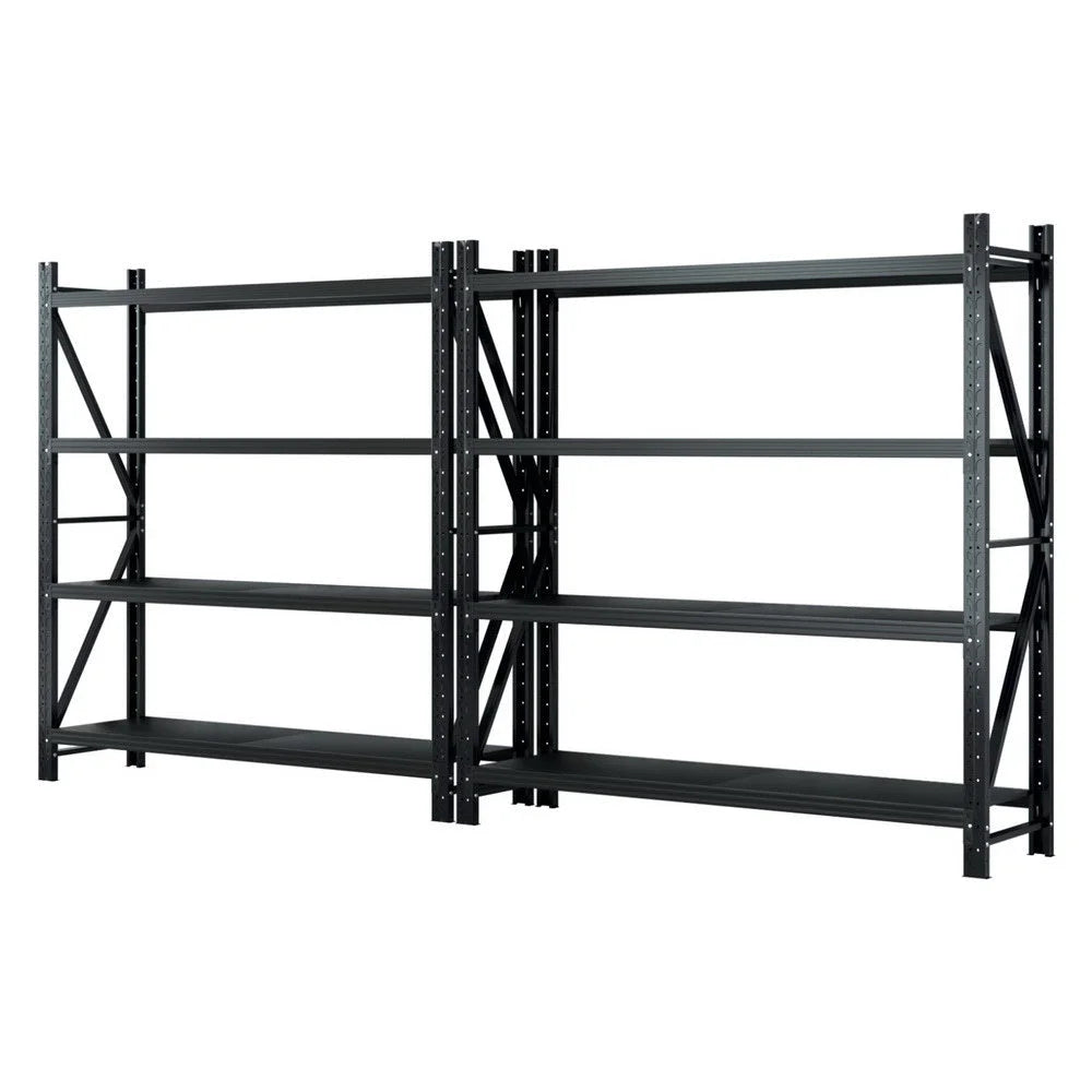 Giantz 4Mx2M Garage Shelving Warehouse Rack Black - Tools >