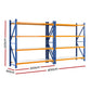 4Mx2M Garage Shelving Warehouse Rack Orange giantz tools
