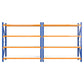 Giantz 4mx2m Garage Shelving Orange