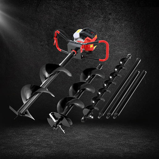 Giantz 65CC Post Hole Digger Petrol Motor Drill Extension