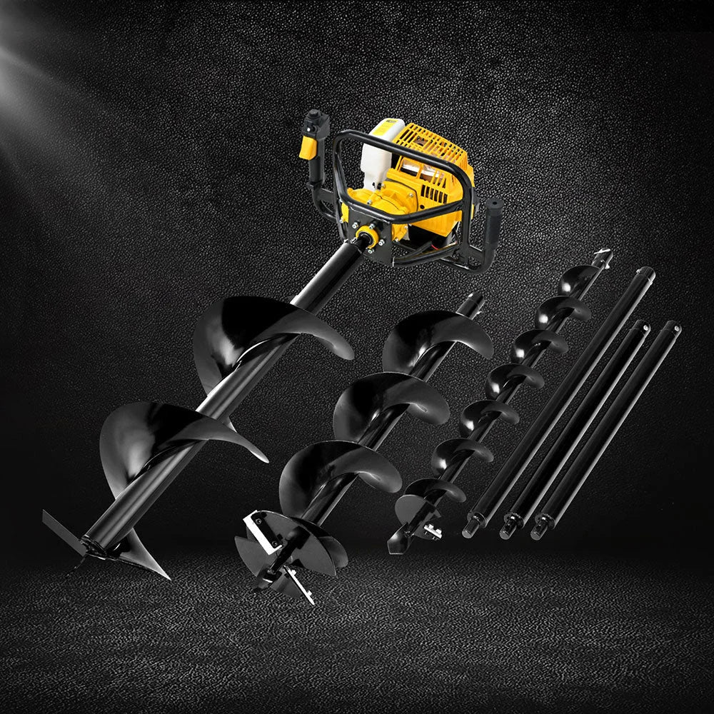 Giantz 82CC Post Hole Digger Petrol Motor Drill Extension