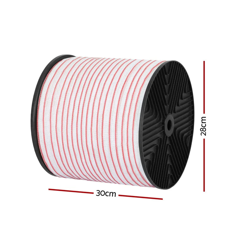 Giantz Electric Fence Tape Polytape 400M Electric Fence