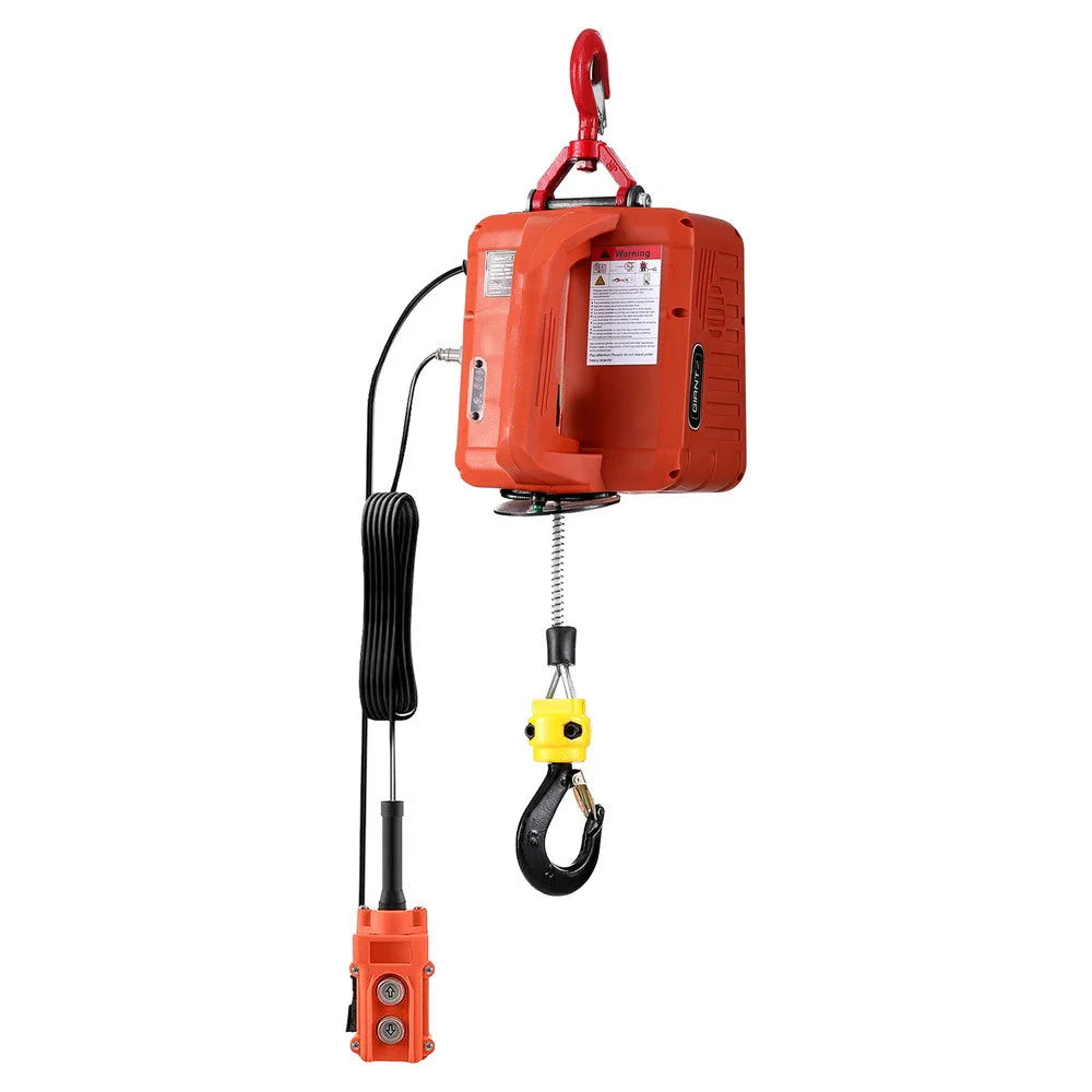 Giantz Electric Hoist Winch 500KG Wired/Wireless Remote