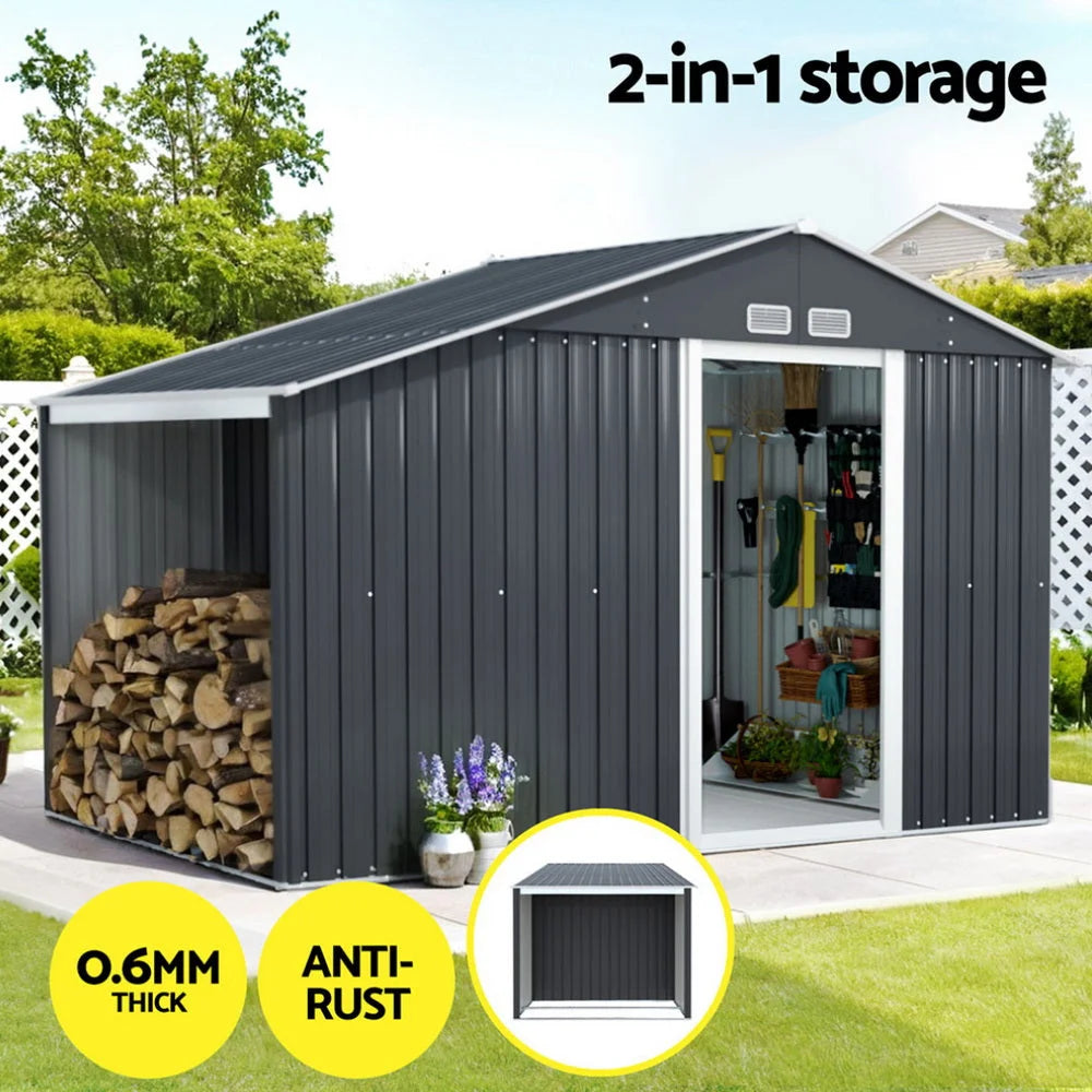 Giantz Garden Shed 3.22x1.96M Outdoor Storage Tool Workshop