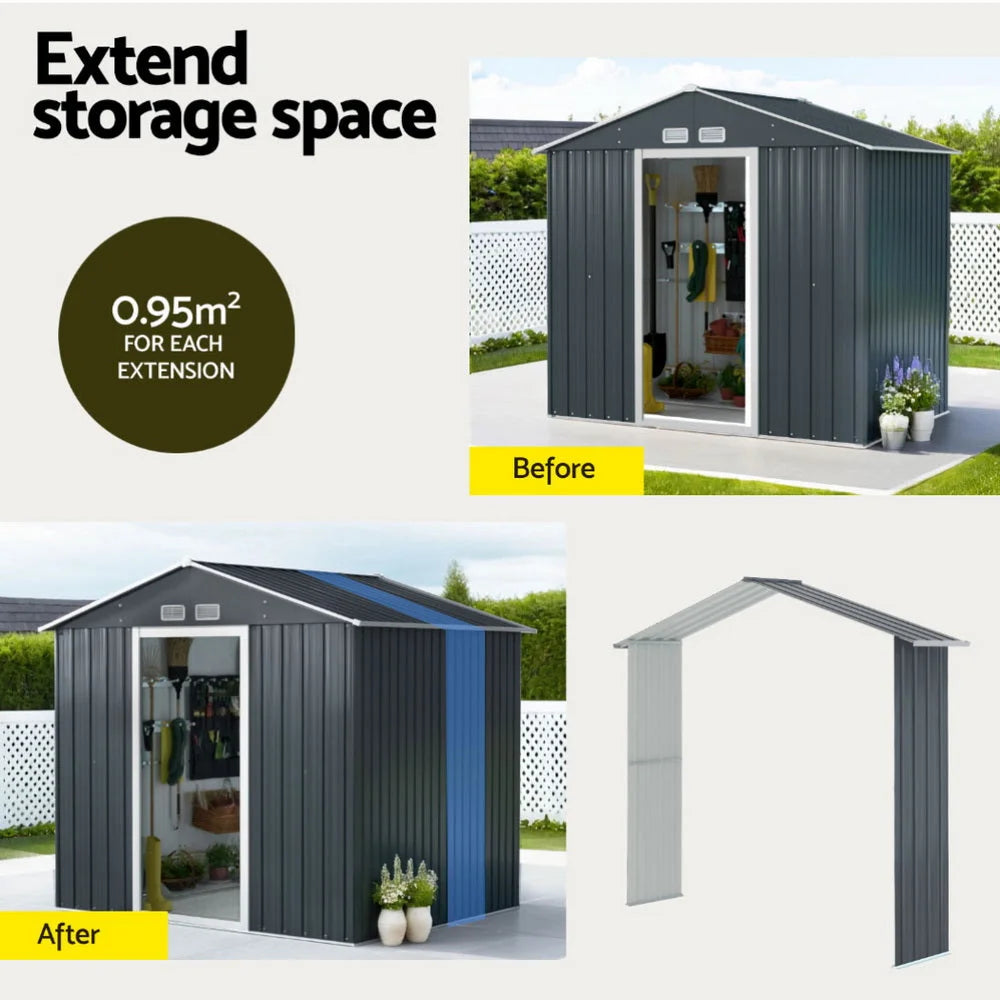 Giantz Garden Shed Extension Kit Outdoor Storage Tool Sheds