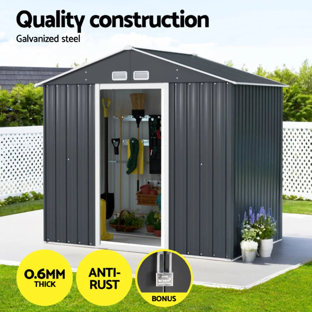 Giantz Garden Shed Outdoor Storage 2.15x1.3M Tool Workshop