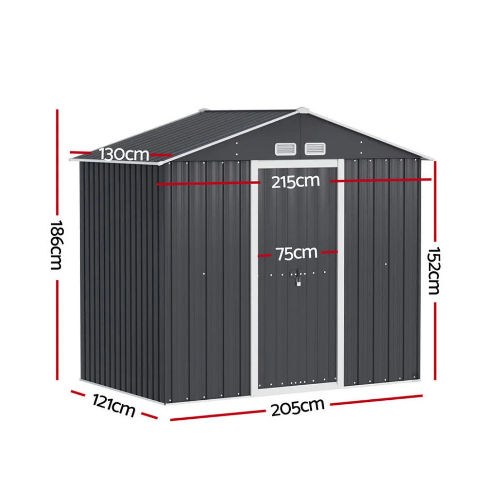 Giantz Garden Shed Outdoor Storage 2.15x1.3M Tool Workshop
