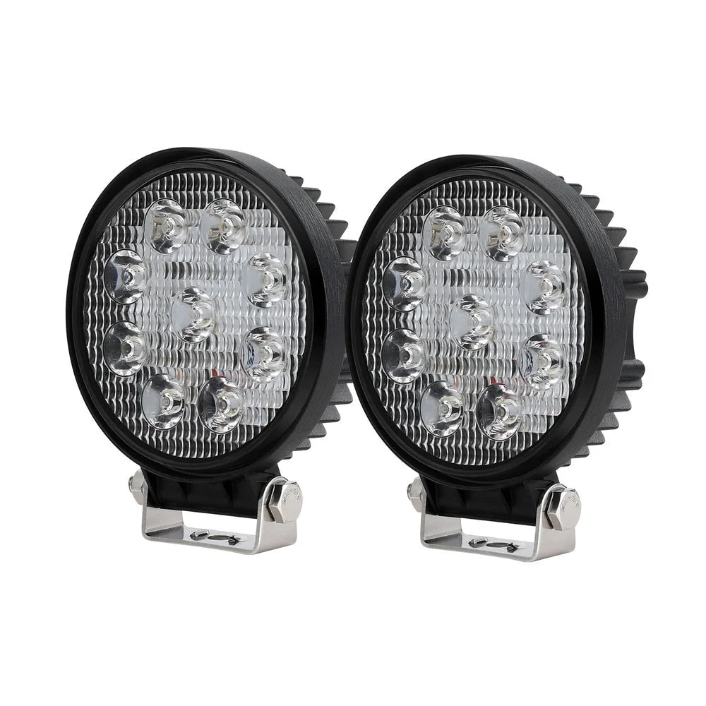 Giantz Pair LED Driving Lights 4.5 Inch Flood Spot Lights