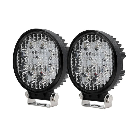 Giantz Pair LED Driving Lights 4.5 Inch Flood Spot Lights