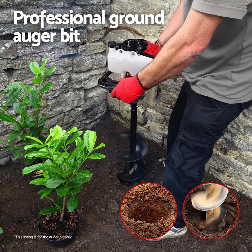 Giantz Post Hole Digger Auger Drill Bit 300mm with 80cm
