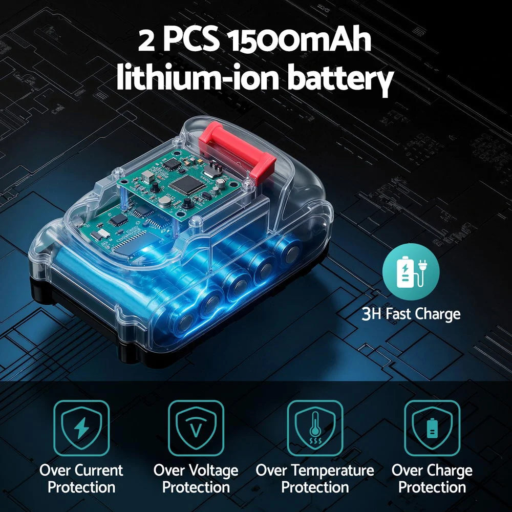 Giantz Telescopic Pole Chainsaw 6 Inch Cordless Tree