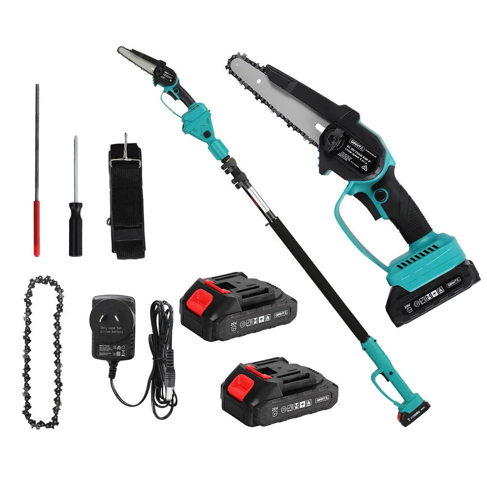 Giantz Telescopic Pole Chainsaw 6 Inch Cordless Tree